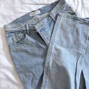 Abercrombie and fitch Ultra High Rise 90s straight leg pant